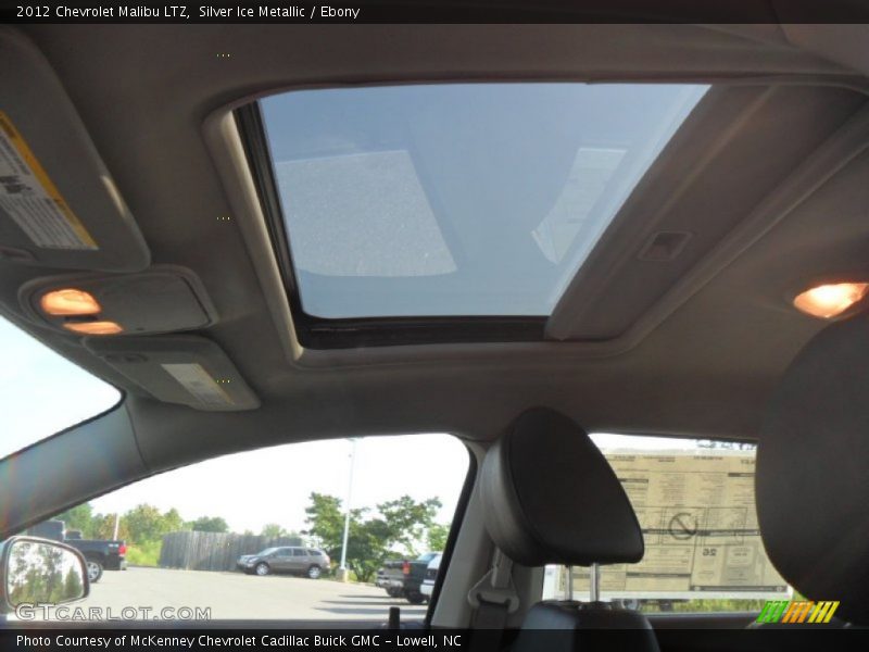 Sunroof of 2012 Malibu LTZ