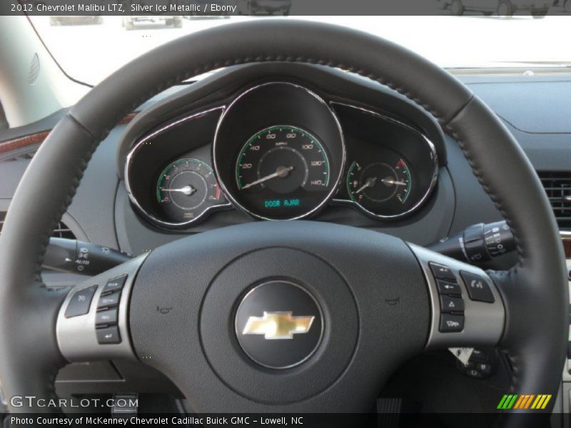 Silver Ice Metallic / Ebony 2012 Chevrolet Malibu LTZ
