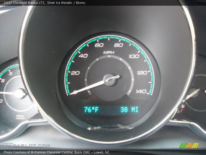 Silver Ice Metallic / Ebony 2012 Chevrolet Malibu LTZ