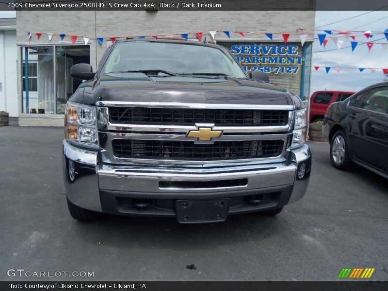 Black / Dark Titanium 2009 Chevrolet Silverado 2500HD LS Crew Cab 4x4