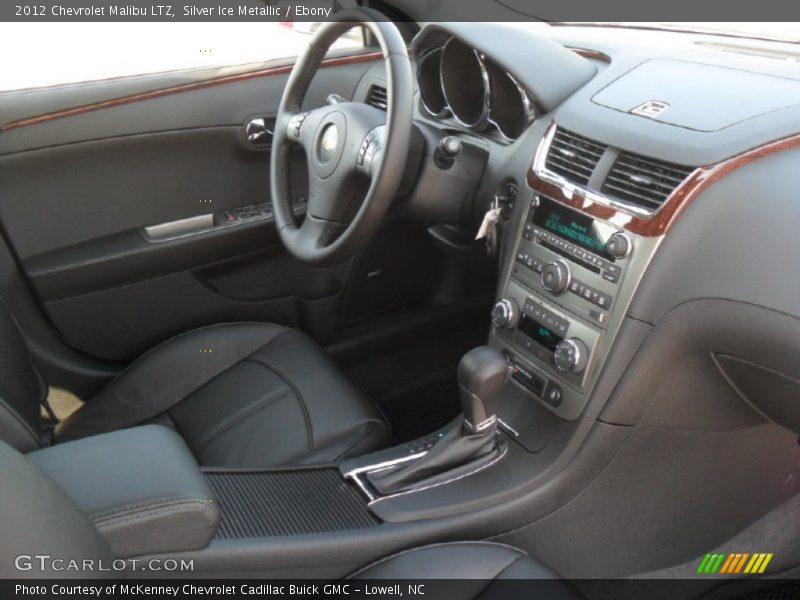 Silver Ice Metallic / Ebony 2012 Chevrolet Malibu LTZ