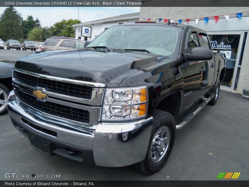 Black / Dark Titanium 2009 Chevrolet Silverado 2500HD LS Crew Cab 4x4