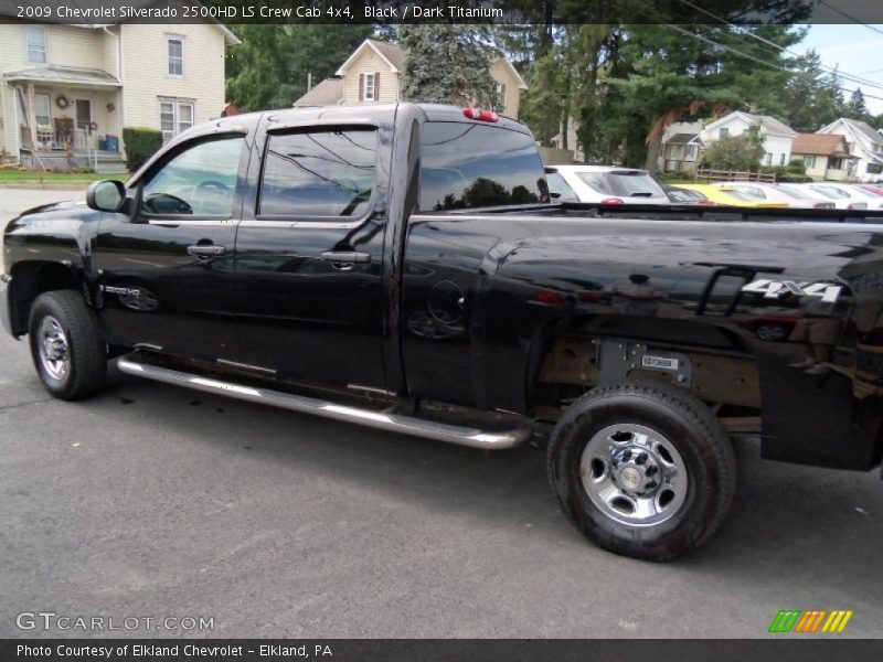 Black / Dark Titanium 2009 Chevrolet Silverado 2500HD LS Crew Cab 4x4