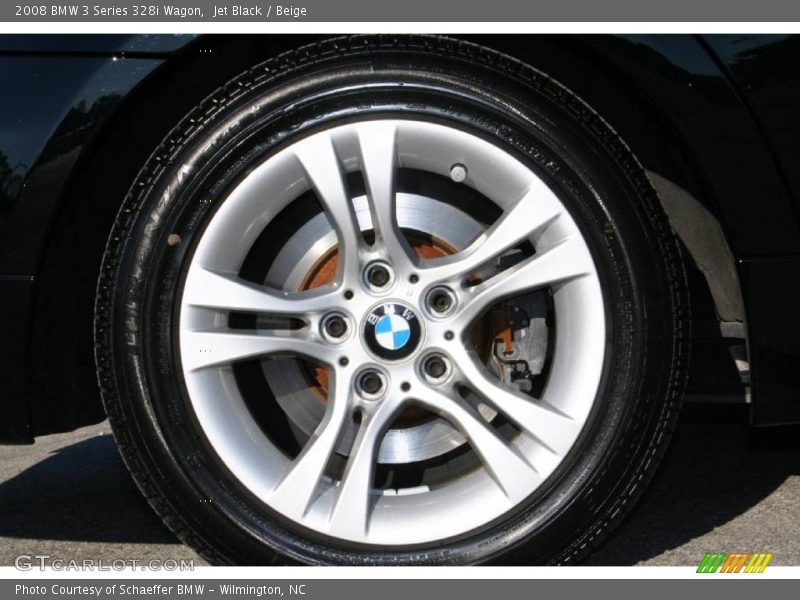 Jet Black / Beige 2008 BMW 3 Series 328i Wagon