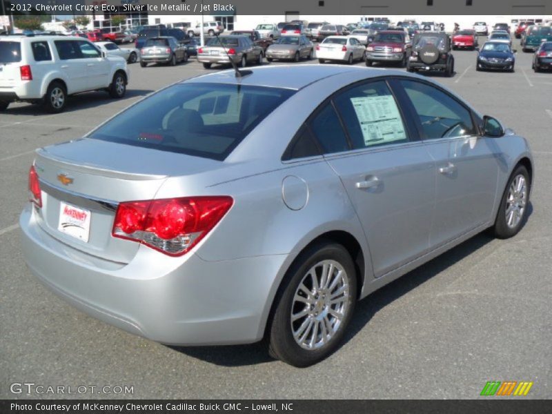 Silver Ice Metallic / Jet Black 2012 Chevrolet Cruze Eco