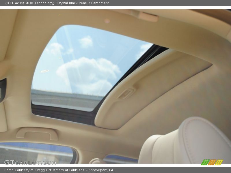 Crystal Black Pearl / Parchment 2011 Acura MDX Technology