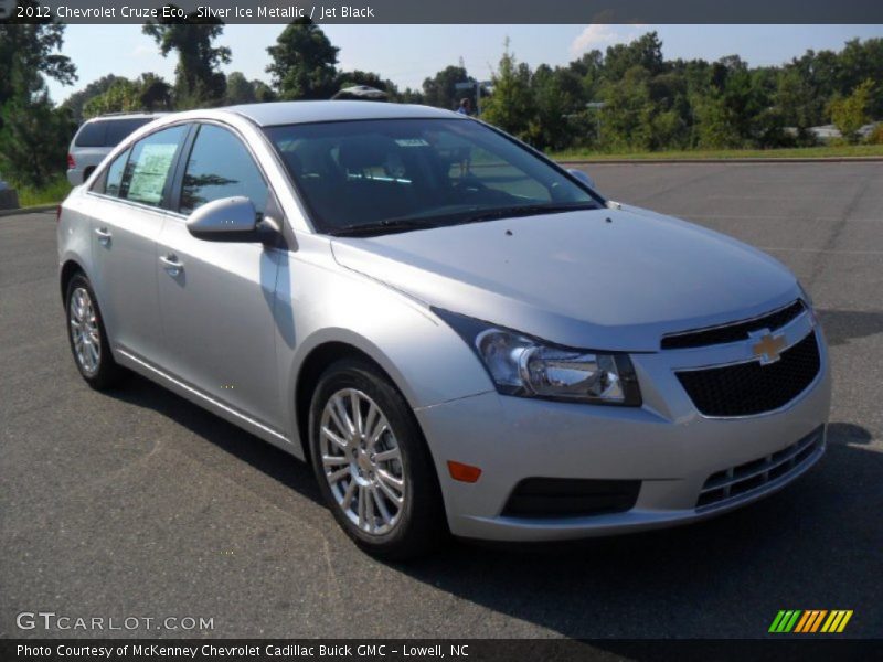 Silver Ice Metallic / Jet Black 2012 Chevrolet Cruze Eco