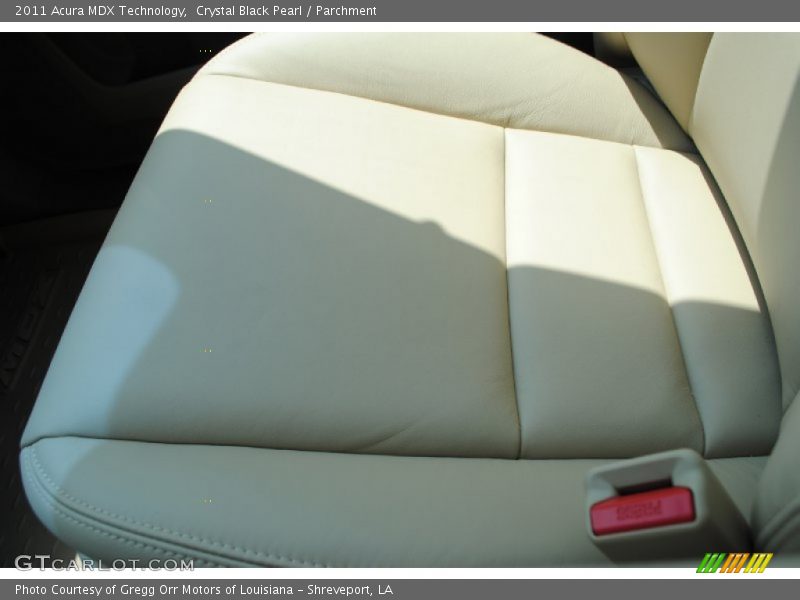 Crystal Black Pearl / Parchment 2011 Acura MDX Technology