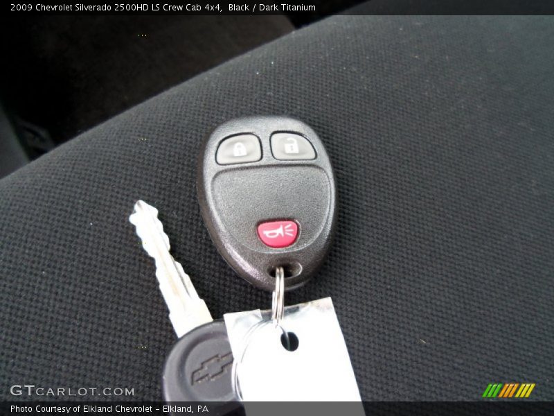 Keys of 2009 Silverado 2500HD LS Crew Cab 4x4