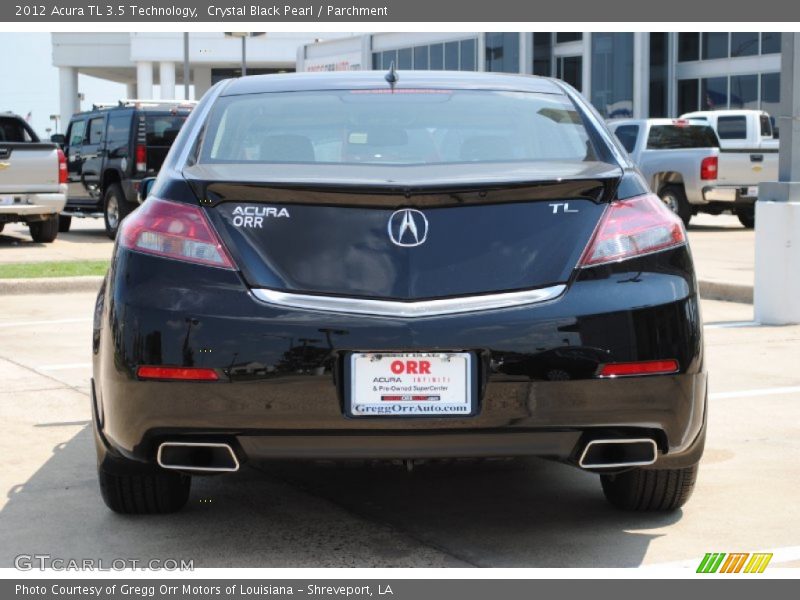 Crystal Black Pearl / Parchment 2012 Acura TL 3.5 Technology
