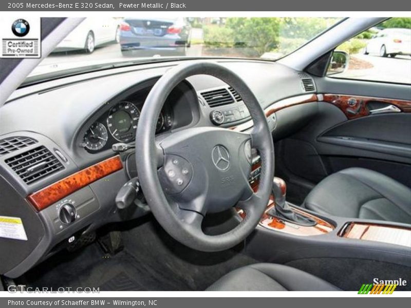 Pewter Metallic / Black 2005 Mercedes-Benz E 320 Sedan