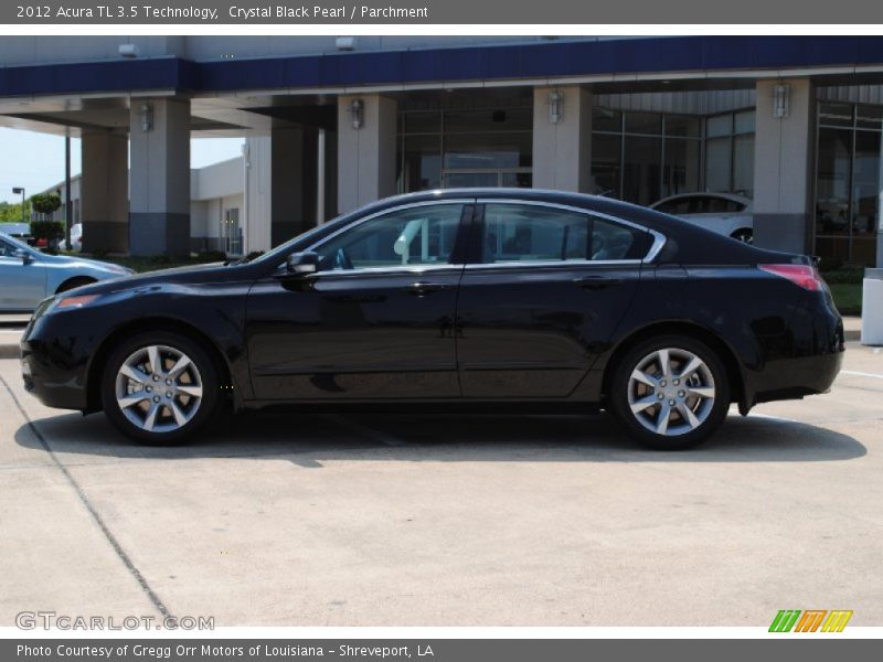 Crystal Black Pearl / Parchment 2012 Acura TL 3.5 Technology