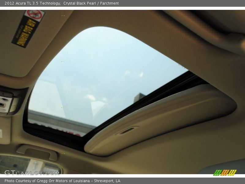 Sunroof of 2012 TL 3.5 Technology