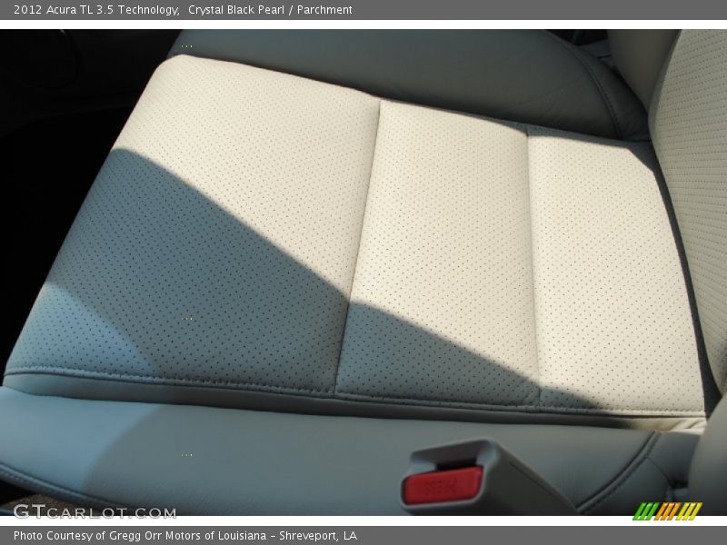 Crystal Black Pearl / Parchment 2012 Acura TL 3.5 Technology