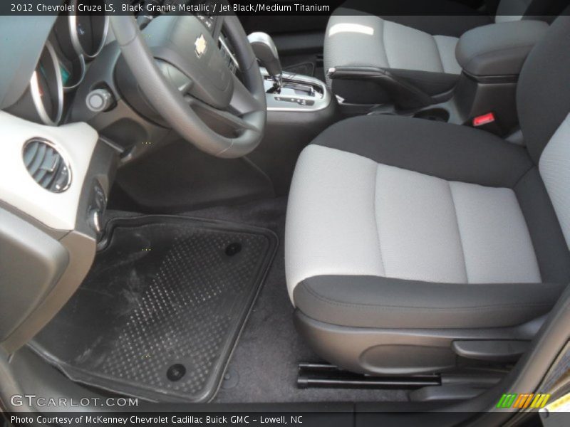  2012 Cruze LS Jet Black/Medium Titanium Interior