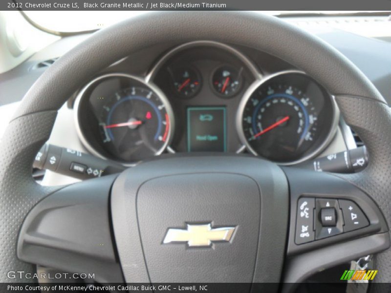 Black Granite Metallic / Jet Black/Medium Titanium 2012 Chevrolet Cruze LS