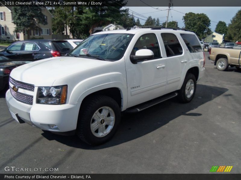 Summit White / Ebony 2010 Chevrolet Tahoe Z71 4x4