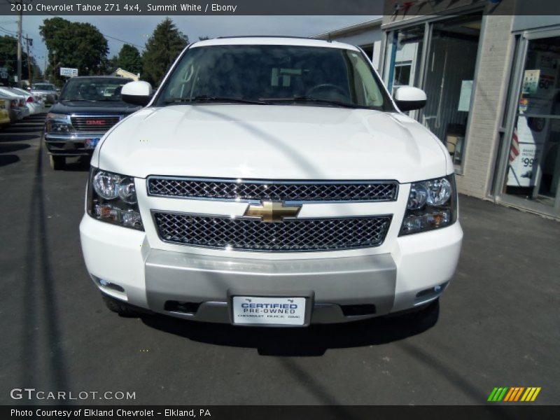 Summit White / Ebony 2010 Chevrolet Tahoe Z71 4x4
