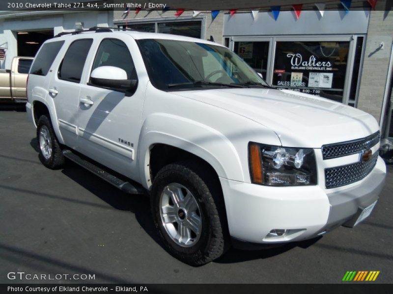Summit White / Ebony 2010 Chevrolet Tahoe Z71 4x4