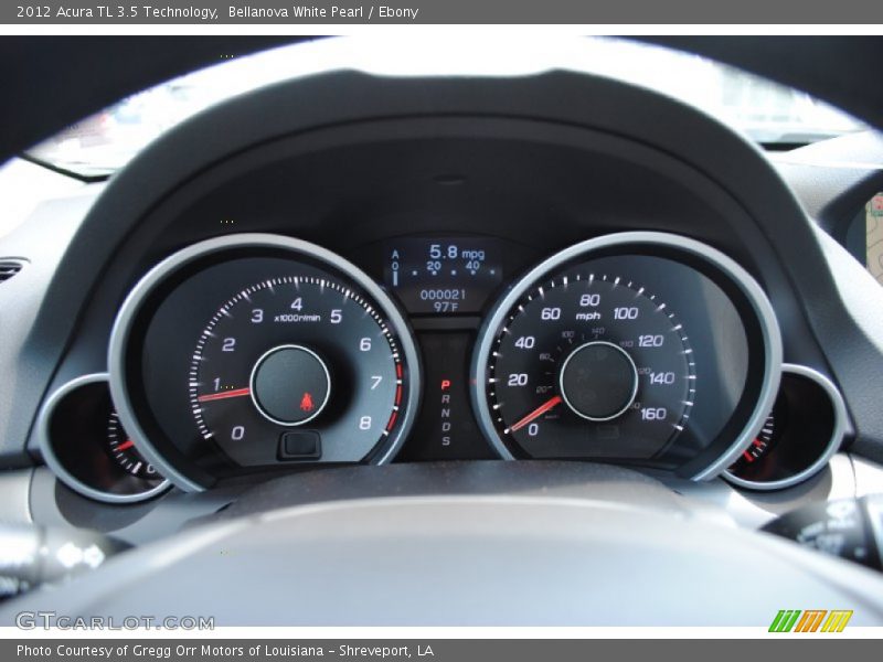  2012 TL 3.5 Technology 3.5 Technology Gauges