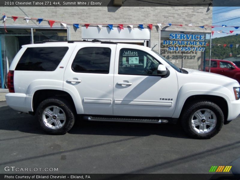 Summit White / Ebony 2010 Chevrolet Tahoe Z71 4x4