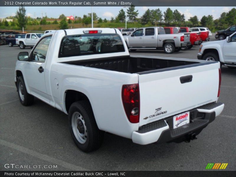 Summit White / Ebony 2012 Chevrolet Colorado Work Truck Regular Cab