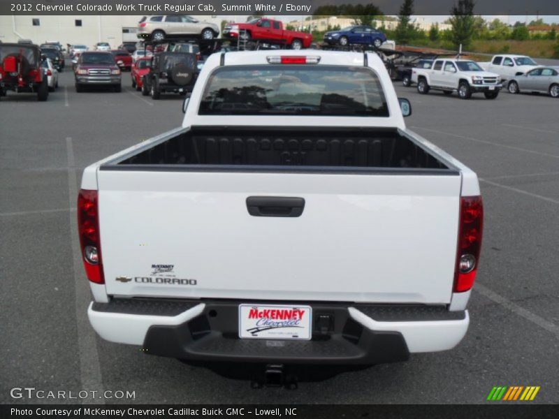 Summit White / Ebony 2012 Chevrolet Colorado Work Truck Regular Cab