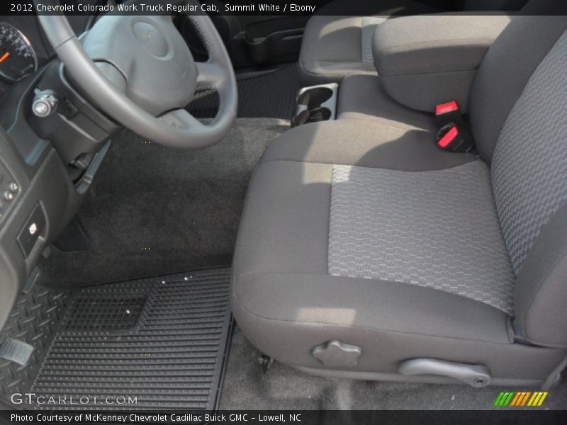 Summit White / Ebony 2012 Chevrolet Colorado Work Truck Regular Cab