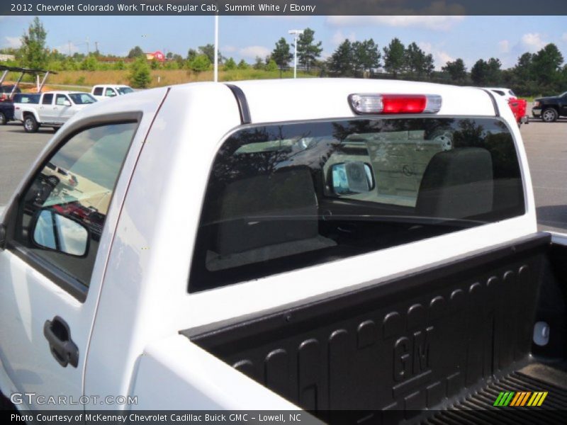 Summit White / Ebony 2012 Chevrolet Colorado Work Truck Regular Cab