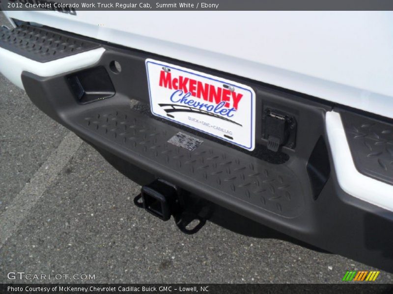 Summit White / Ebony 2012 Chevrolet Colorado Work Truck Regular Cab