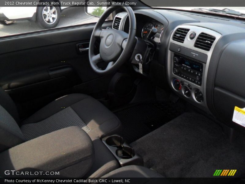 Summit White / Ebony 2012 Chevrolet Colorado Work Truck Regular Cab