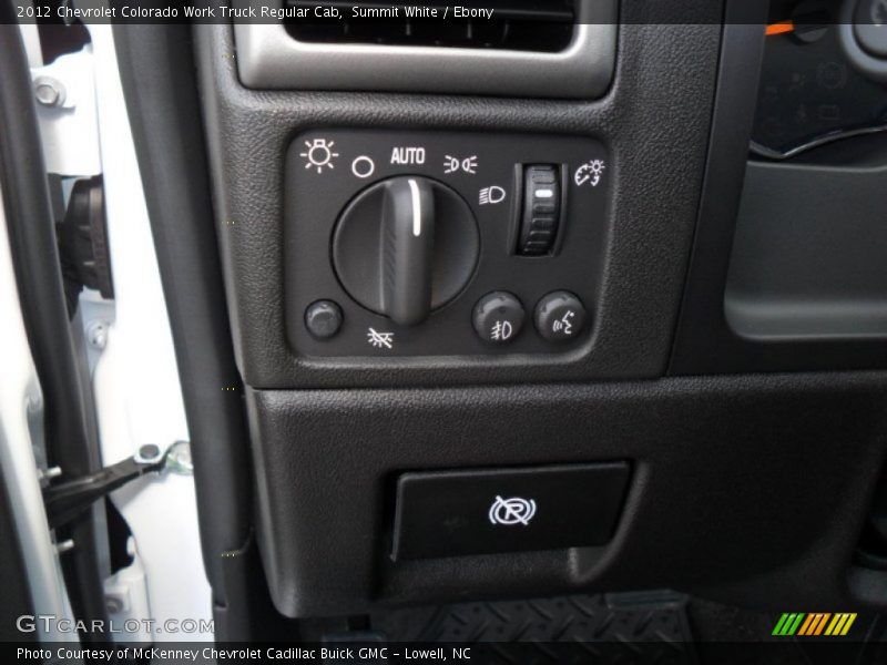 Controls of 2012 Colorado Work Truck Regular Cab