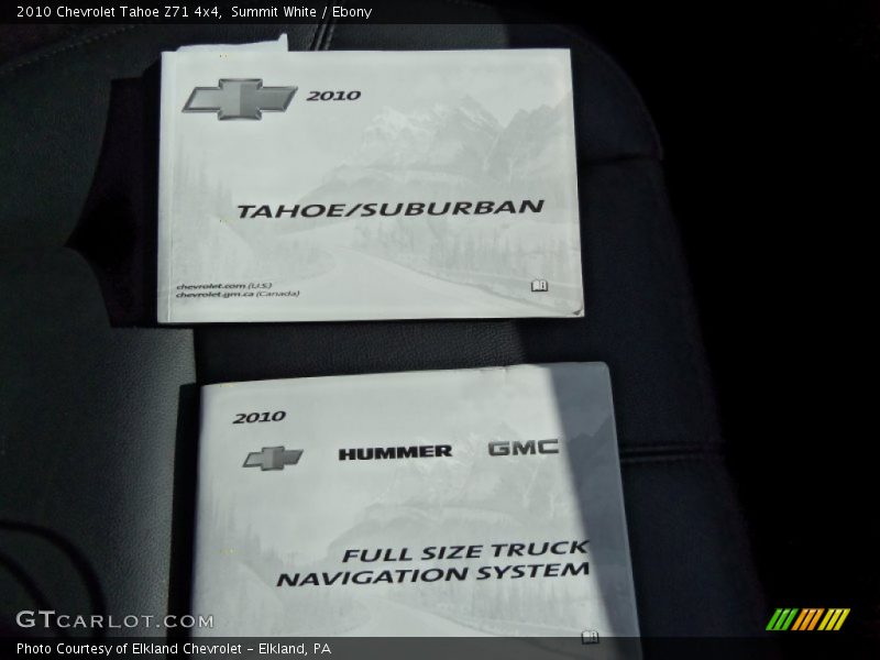 Summit White / Ebony 2010 Chevrolet Tahoe Z71 4x4