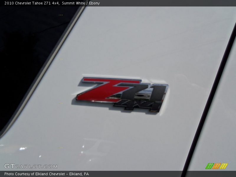 Summit White / Ebony 2010 Chevrolet Tahoe Z71 4x4