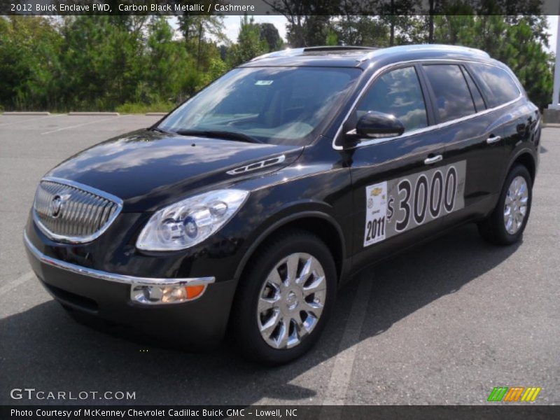Carbon Black Metallic / Cashmere 2012 Buick Enclave FWD