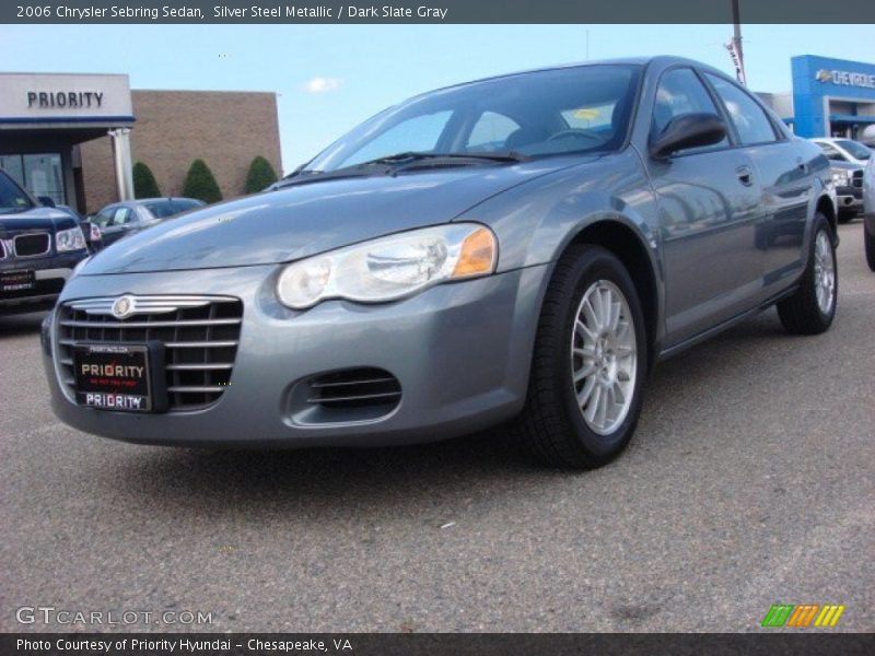 Silver Steel Metallic / Dark Slate Gray 2006 Chrysler Sebring Sedan