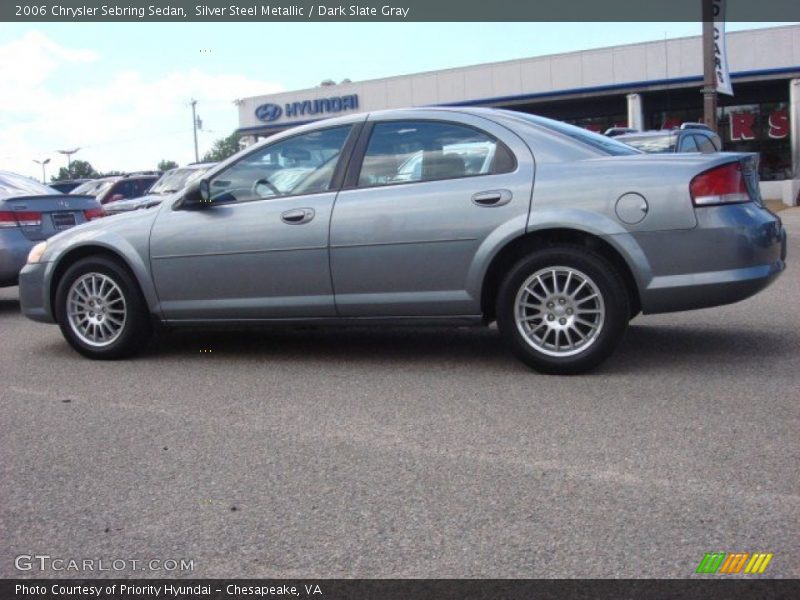 Silver Steel Metallic / Dark Slate Gray 2006 Chrysler Sebring Sedan