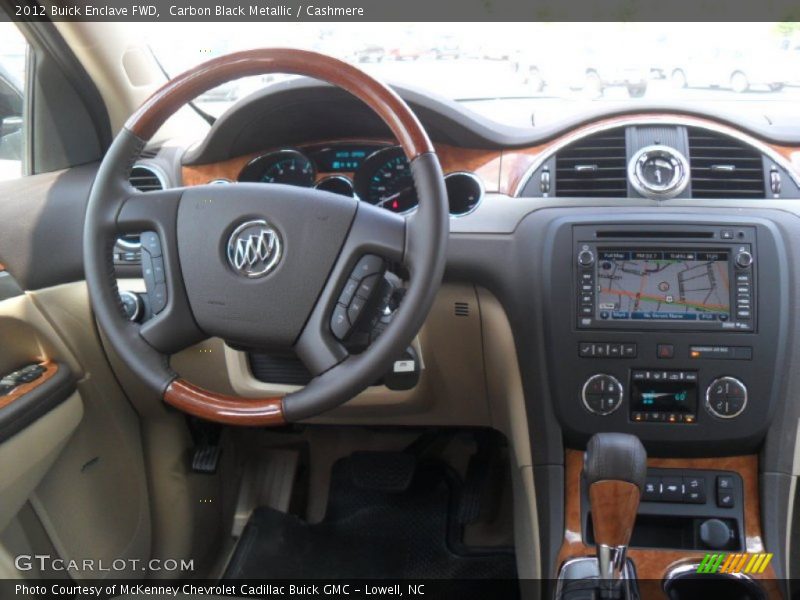 Carbon Black Metallic / Cashmere 2012 Buick Enclave FWD