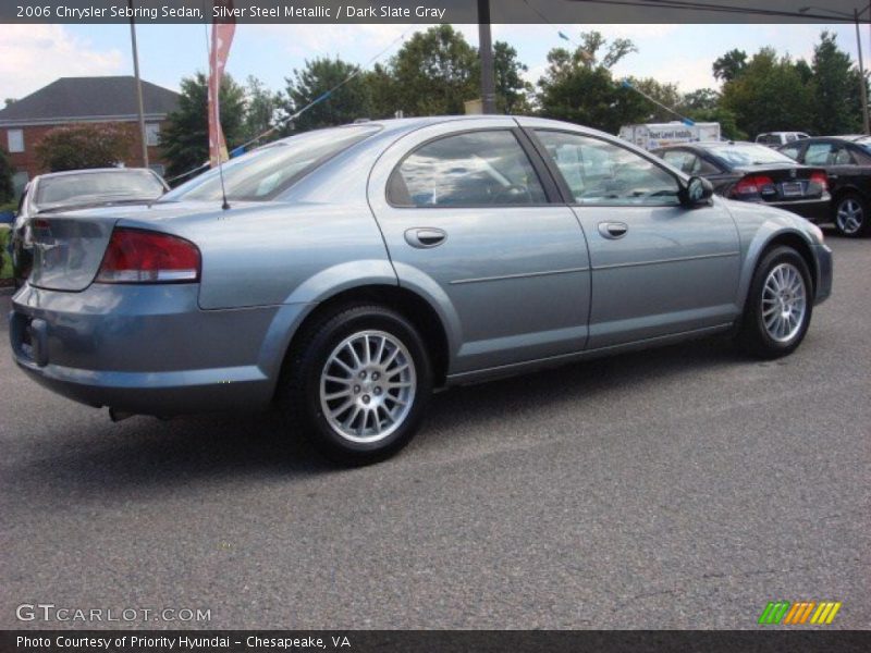 Silver Steel Metallic / Dark Slate Gray 2006 Chrysler Sebring Sedan