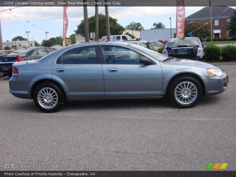 Silver Steel Metallic / Dark Slate Gray 2006 Chrysler Sebring Sedan