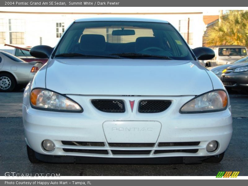 Summit White / Dark Pewter 2004 Pontiac Grand Am SE Sedan