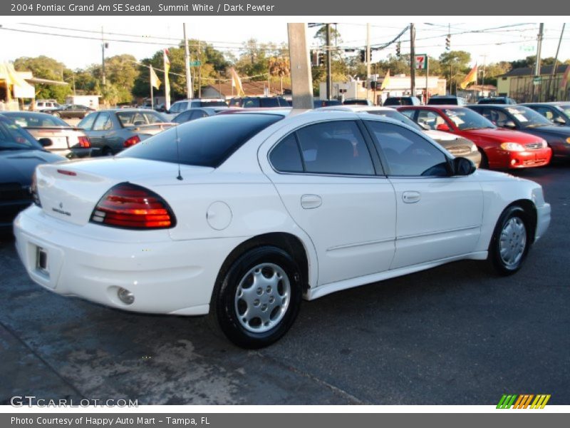 Summit White / Dark Pewter 2004 Pontiac Grand Am SE Sedan