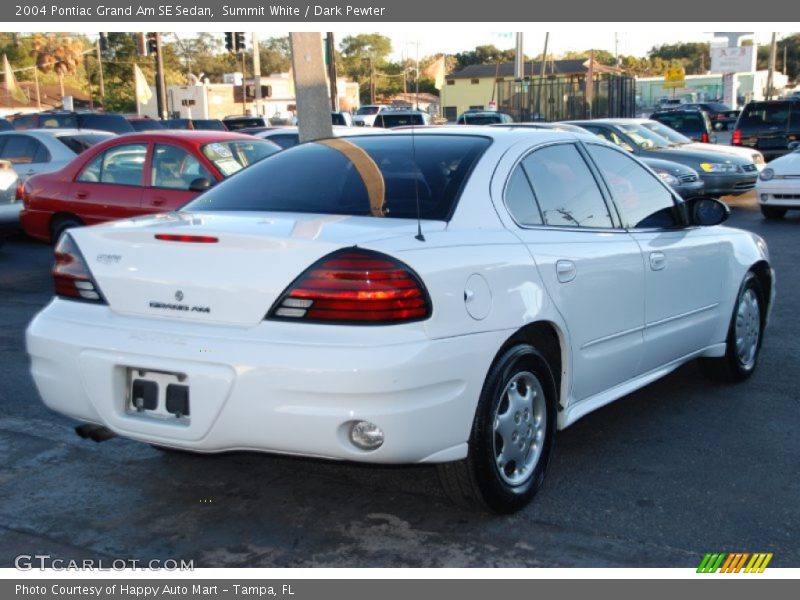 Summit White / Dark Pewter 2004 Pontiac Grand Am SE Sedan