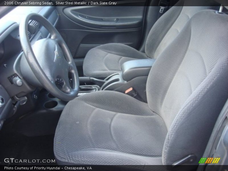 Silver Steel Metallic / Dark Slate Gray 2006 Chrysler Sebring Sedan