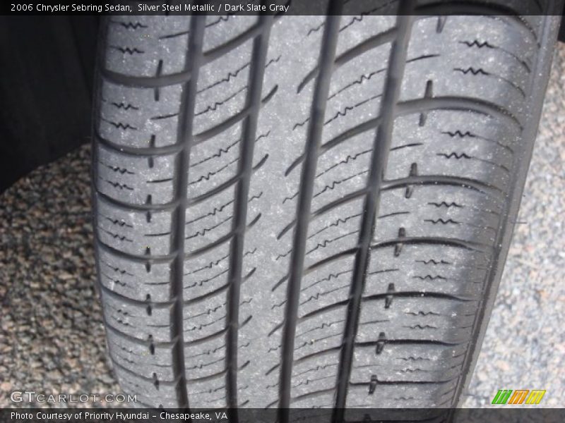 Silver Steel Metallic / Dark Slate Gray 2006 Chrysler Sebring Sedan