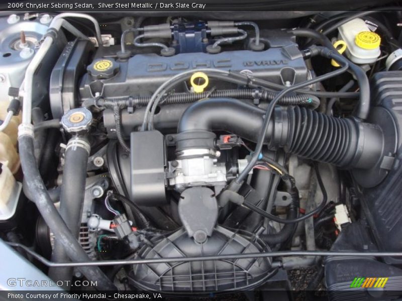 Silver Steel Metallic / Dark Slate Gray 2006 Chrysler Sebring Sedan