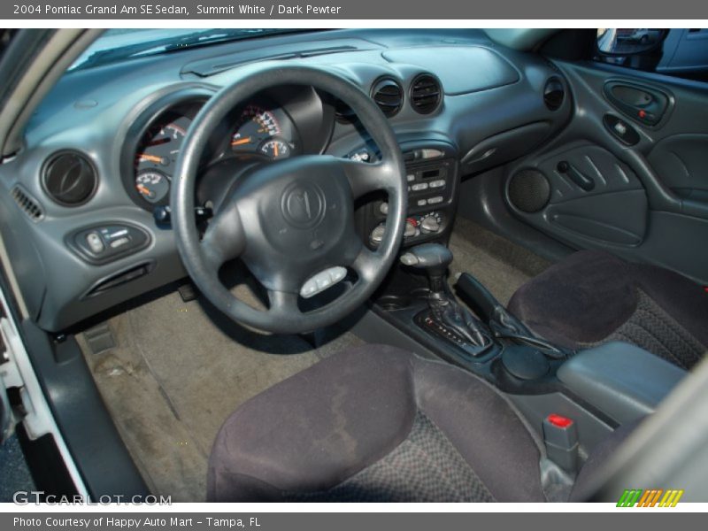 Summit White / Dark Pewter 2004 Pontiac Grand Am SE Sedan