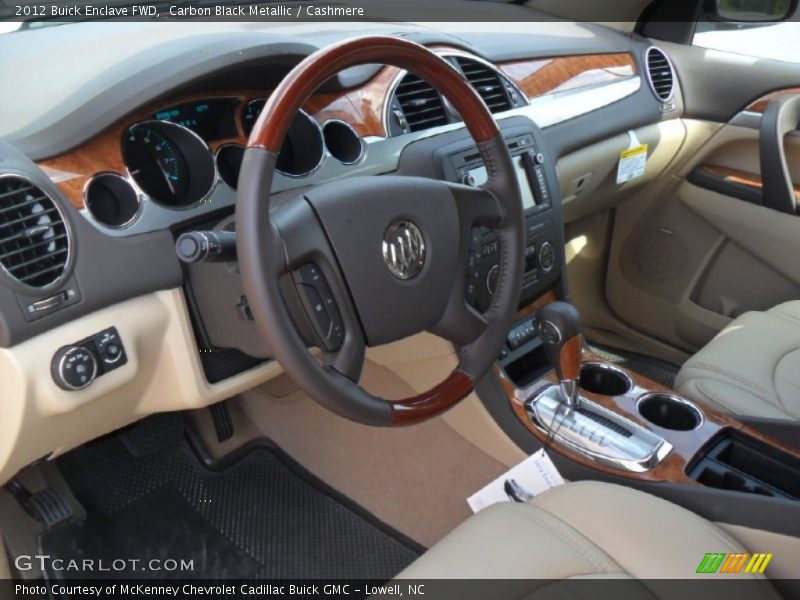 Carbon Black Metallic / Cashmere 2012 Buick Enclave FWD