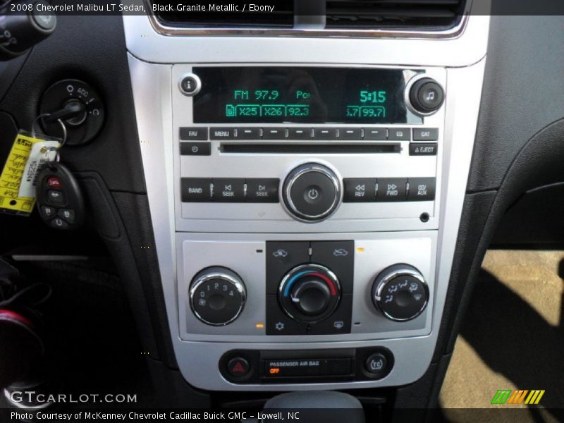 Black Granite Metallic / Ebony 2008 Chevrolet Malibu LT Sedan