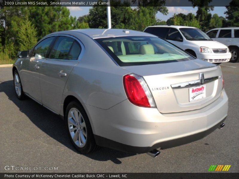Smokestone Metallic / Light Camel 2009 Lincoln MKS Sedan